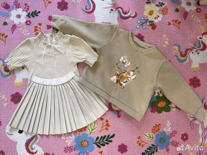 Костюм тройка для девочки 98