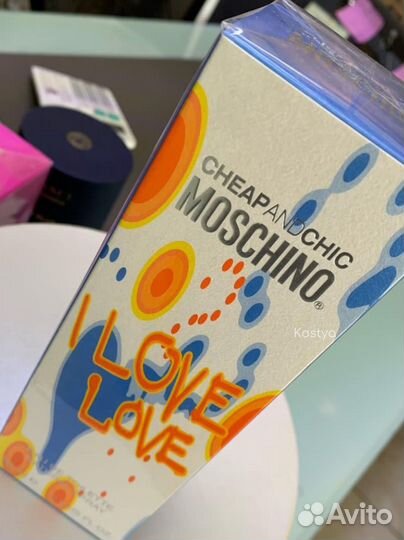 Moschino i love love духи женские