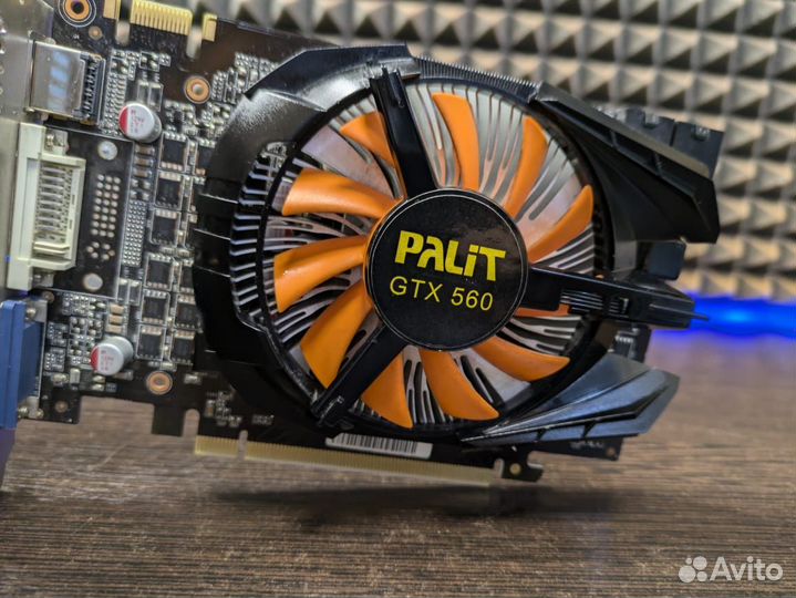 Видеокарта PCI-E nvidia Geforce GTX 560 1GB palit