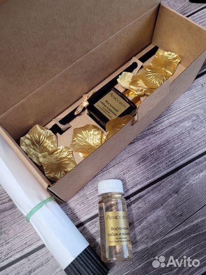 Набор аромадиффузор + рефил + 100 палочек