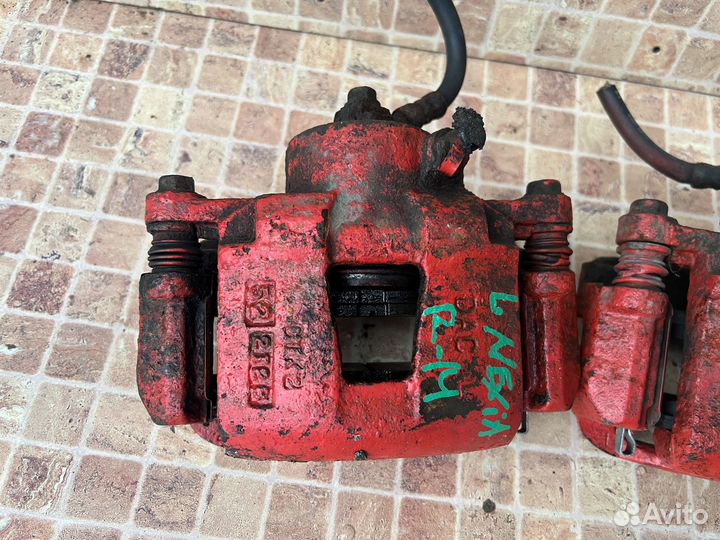 Передние суппорта на Daewoo Nexia 150