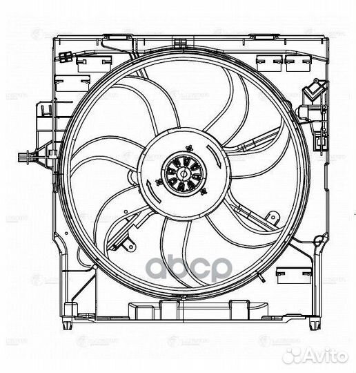 Вентилятор радиатора охлаждения BMW X5(E70) /X6