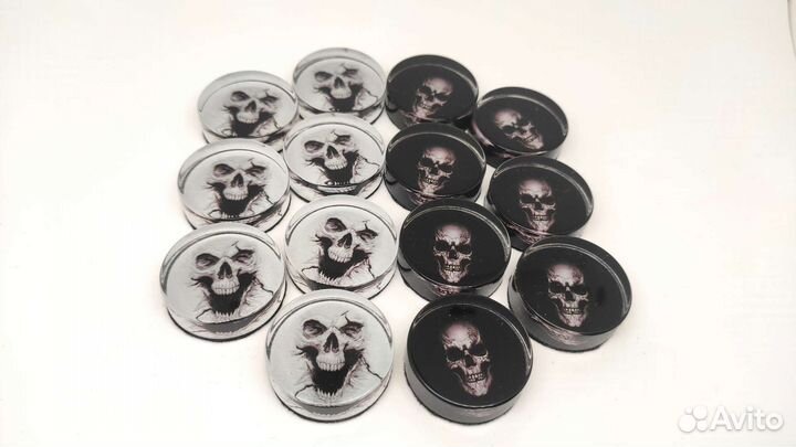 Фишки для нард ручной работы