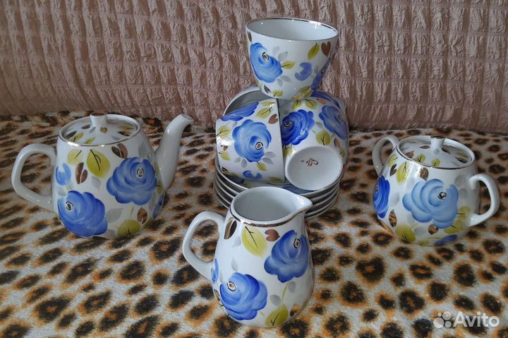 Чайный сервис СССР завод Пролетарий 1967-1975