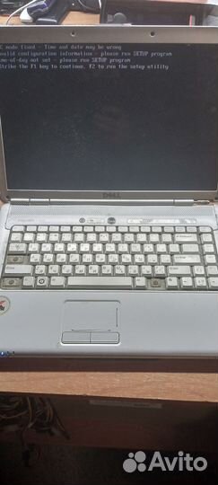 Старый ноутбук Dell