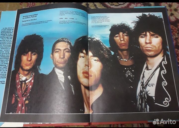 The Rolling Stones - английская книга 1977 года