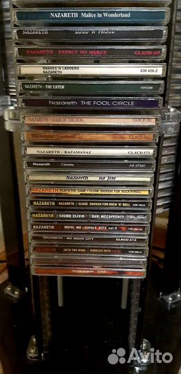 CD диски с музыкой рок 70-80хх годов