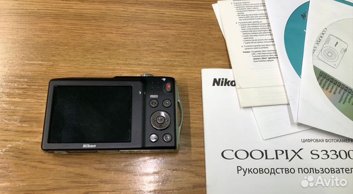 Фотоаппарат Nikon Coolpix S3300 на запчасти