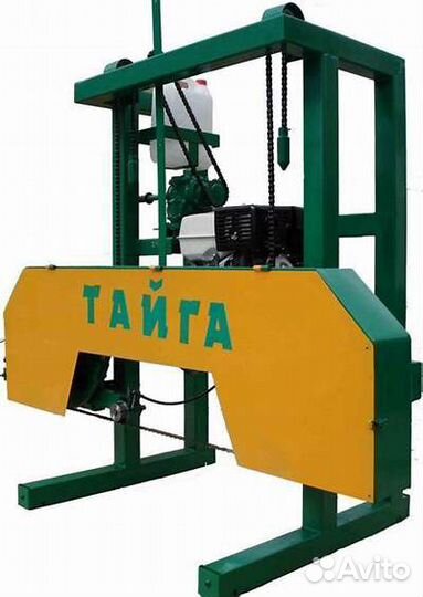 Ленточная пилорама под ключ Тайга 1м