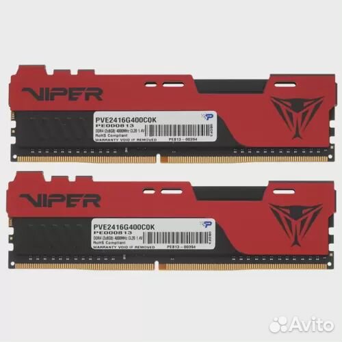 16Gb 4000 patriot PC32000 K2 (PVE2416G400C0K)