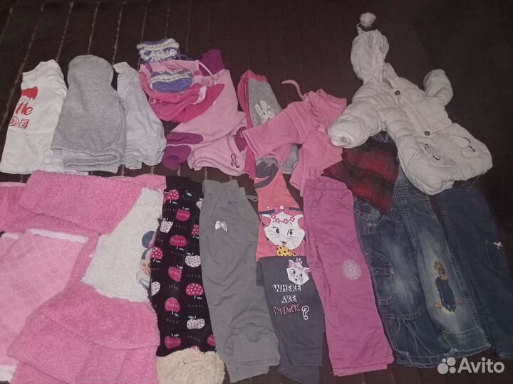 Детская одежда пакетом на рост 80-90 см