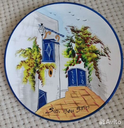 Декоративные глиняные тарелки