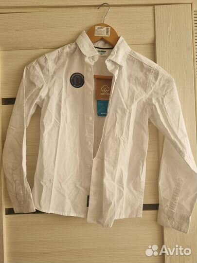 Рубашка для мальчика новая 134