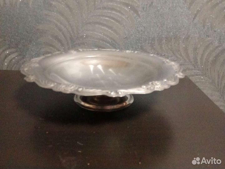 Ваза для фруктов на ножке СССР