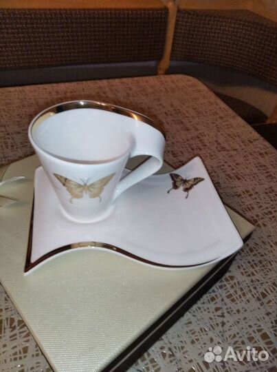 Чайная пара(фарфор ). Набор подарочный