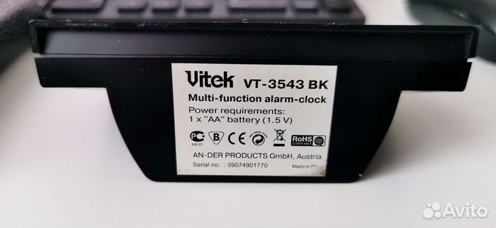 Беспроводная метеостанция Vitek VT-3543BK