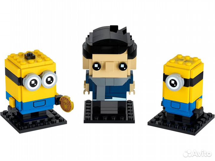 Lego BrickHeadz Minions 40420 Грю, Стюарт и Отто