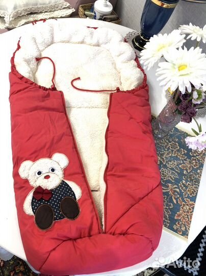 Зимний конверт в коляску