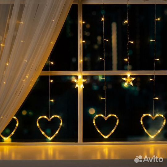 Гирлянды оптом. Гирлянда Сердце оптом