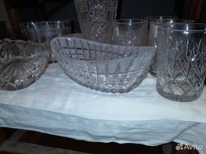 Хрустальная посуда новая