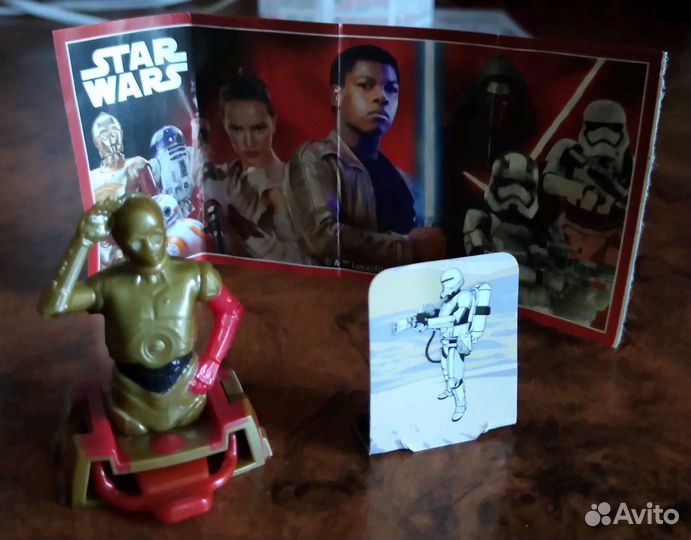 Игрушки из киндера star wars