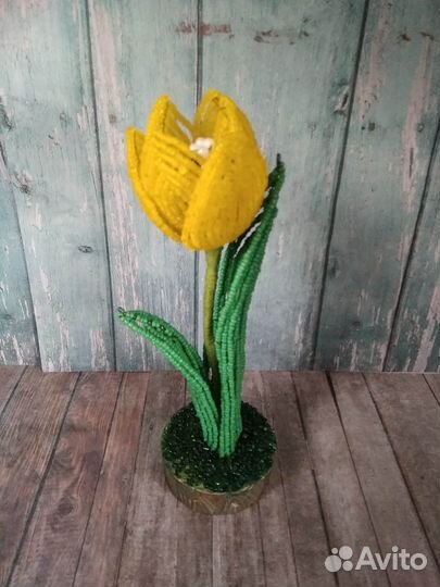 Цветы из бисера. Поделки в садик, школу. Любой 400