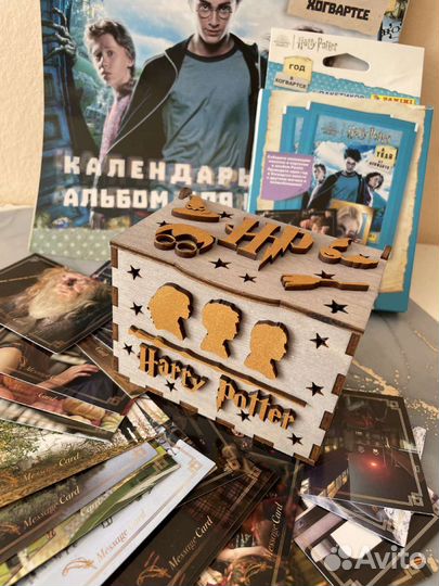 Шкатулка для карточек Гарри Поттер Наклейки Panini