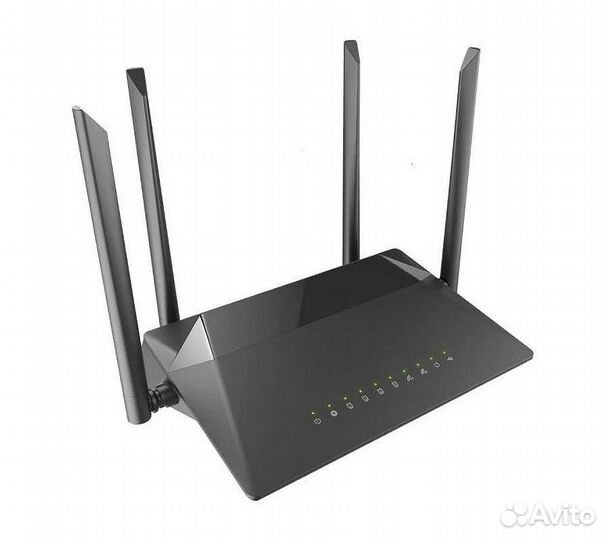 Wi-Fi роутер D-link DIR-825/RU/R, черный