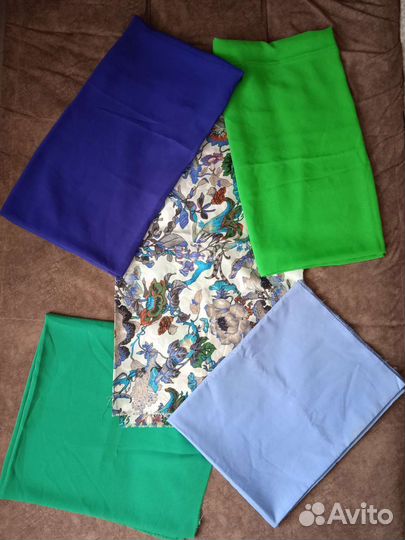 Отрезы плательной ткани