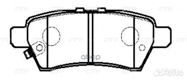 Колодки тормозные дисковые задние Nissan Pathfi