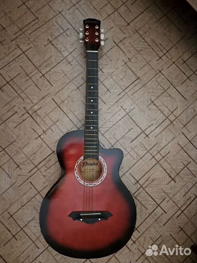 Акустическая гитара Prado HS-3810/RDS красный