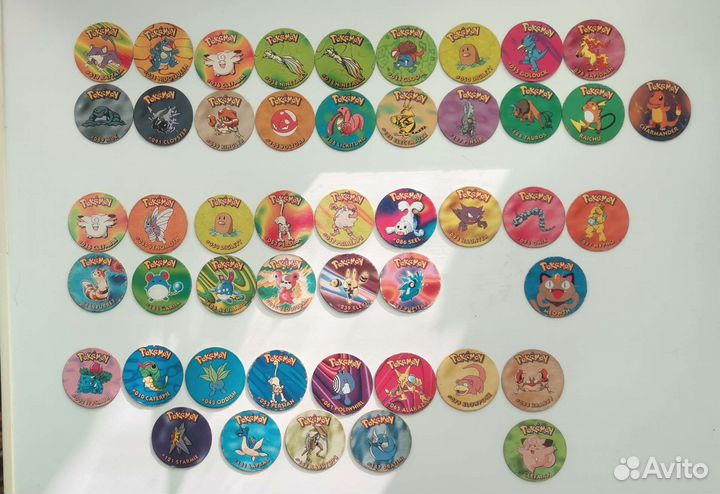 Фишки кэпсы сотки Покемон (Pokemon)