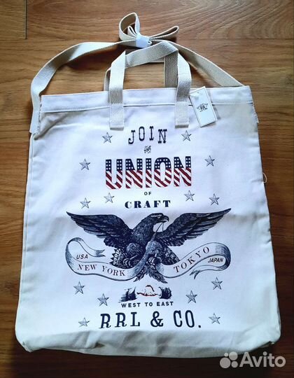 Cумка канвас Double Ralph Lauren