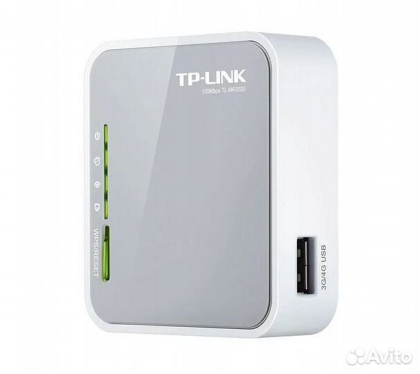 Wi-Fi роутер TP-Link TL-MR3020, белый