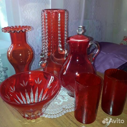 Красное стекло СССР