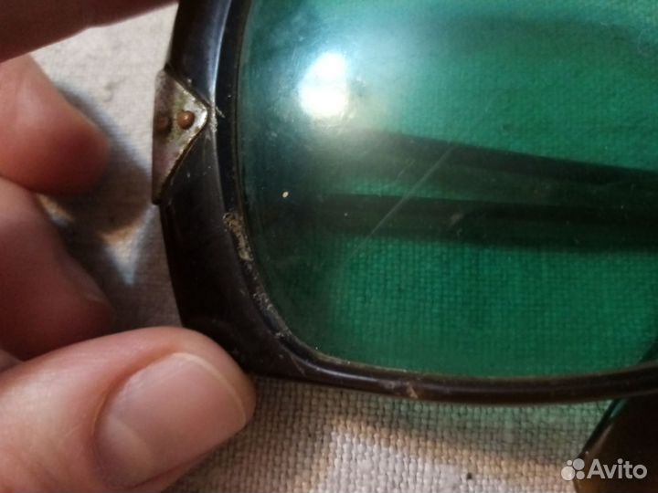 Очки зелёные винтажные СССР