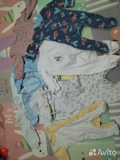 Пакеты детских вещей 56 до 68