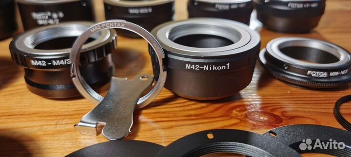 Переходники М42-Canon\Nikon\Sony\M4/3\Fujifilm