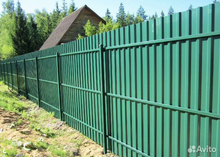 Забор из профлиста