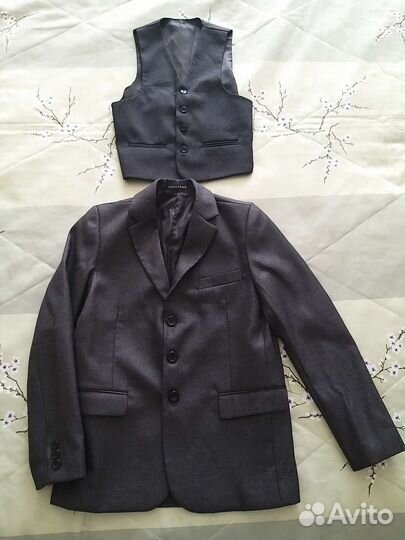 Пиджак + жилетка 140-146