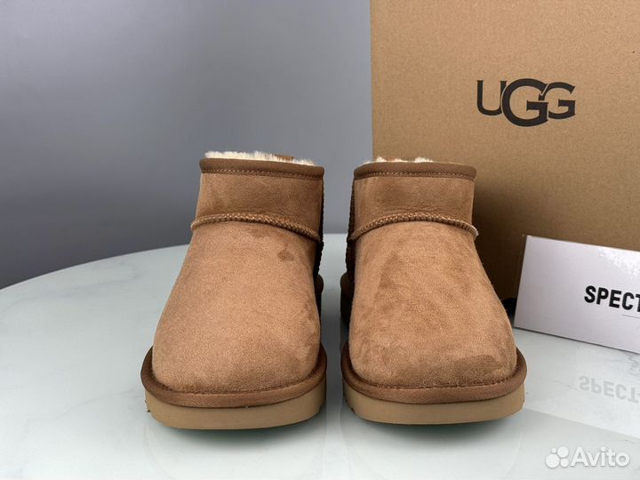 Женские угги Ugg ultra mini chestnut