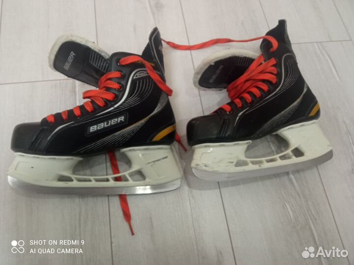 Хоккейные коньки bauer размер 39.5