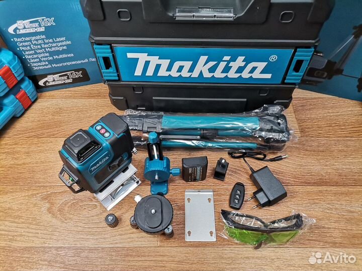 Лазерный уровень Makita 16 линий 4D со Штативом