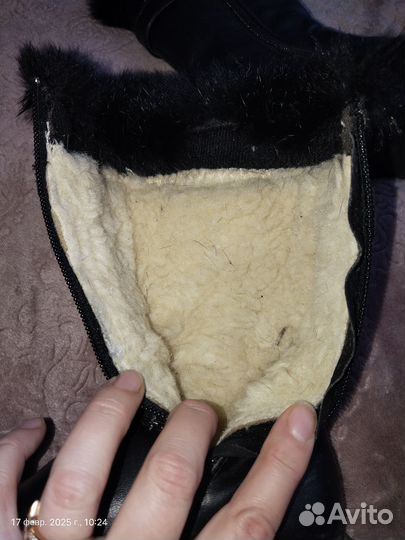 Зимние сапоги для девочки 28