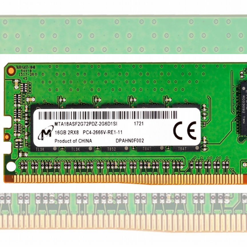 [MTA18ASF2G72PDZ-2G6D1SI] Оперативная Память Micron Mta18asf2g72pdz-2g6d1si
