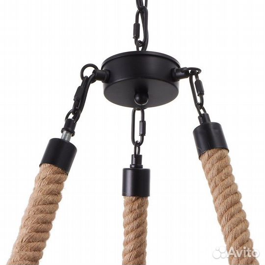 Люстра 1358/3 E27 40Вт черный 47х47х95 см