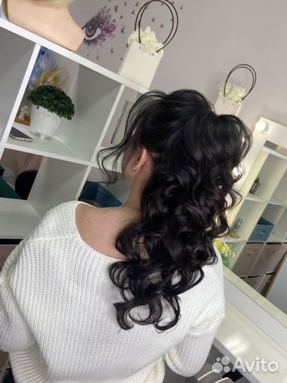 Прически локоны