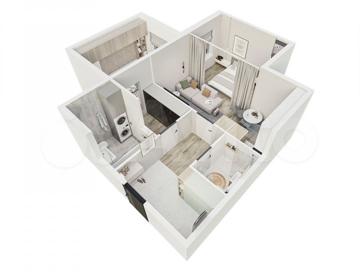 2-к. квартира, 55,8 м², 8/14 эт.