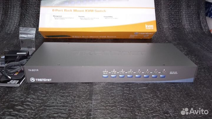 Коммутатор KVM trendnet TK-801R, 924494