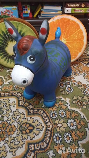 Игрушка прыгун ослик